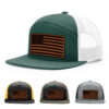 Dark Green/White