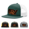 Dark Green/White
