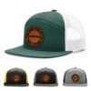 Dark Green/White