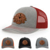 Light Heather Grey/Red