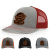 Light Heather Grey/Red