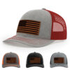 Light Heather Grey/Red