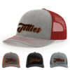Light Heather Grey/Red
