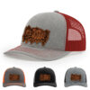 Light Heather Grey/Red