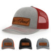 Light Heather Grey/Red