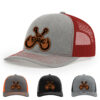Light Heather Grey/Red