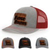 Light Heather Grey/Red
