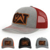 Light Heather Grey/Red