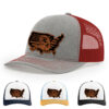 Light Heather Grey/Red