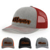 Light Heather Grey/Red