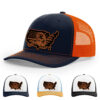 Navy/Orange