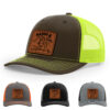 Coffee/Neon Yellow