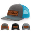 Charcoal/Neon Blue
