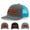 Charcoal/Neon Blue
