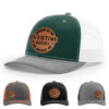 Dark Green/White/Heather Grey