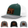 Dark Green/White/Heather Grey