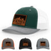 Dark Green/White/Heather Grey