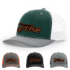 Dark Green/White/Heather Grey