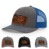 Charcoal/Royal Blue