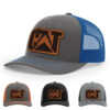 Charcoal/Royal Blue