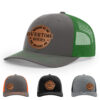 Charcoal/Kelly Green