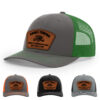 Charcoal/Kelly Green