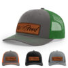 Charcoal/Kelly Green
