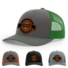 Charcoal/Kelly Green