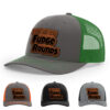 Charcoal/Kelly Green