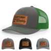 Charcoal/Kelly Green