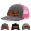 Charcoal/Hot Pink