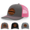 Charcoal/Hot Pink