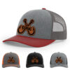 Heather Grey/Charcoal/Cardinal