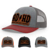 Heather Grey/Charcoal/Cardinal