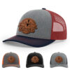 Heather Grey/Cardinal/Navy
