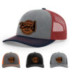 Heather Grey/Cardinal/Navy