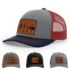 Heather Grey/Cardinal/Navy
