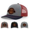 Heather Grey/Cardinal/Navy