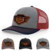 Heather Grey/Cardinal/Navy
