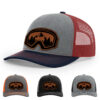 Heather Grey/Cardinal/Navy