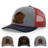 Heather Grey/Cardinal/Navy