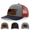 Heather Grey/Cardinal/Navy