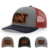 Heather Grey/Cardinal/Navy
