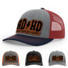 Heather Grey/Cardinal/Navy