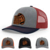 Heather Grey/Cardinal/Navy