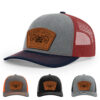 Heather Grey/Cardinal/Navy