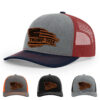 Heather Grey/Cardinal/Navy
