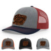 Heather Grey/Cardinal/Navy
