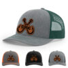 Heather Grey/Dark Green