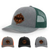 Heather Grey/Dark Green